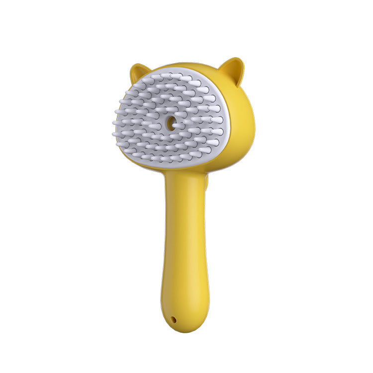Self-Cleaning Mist Cat Grooming Brush