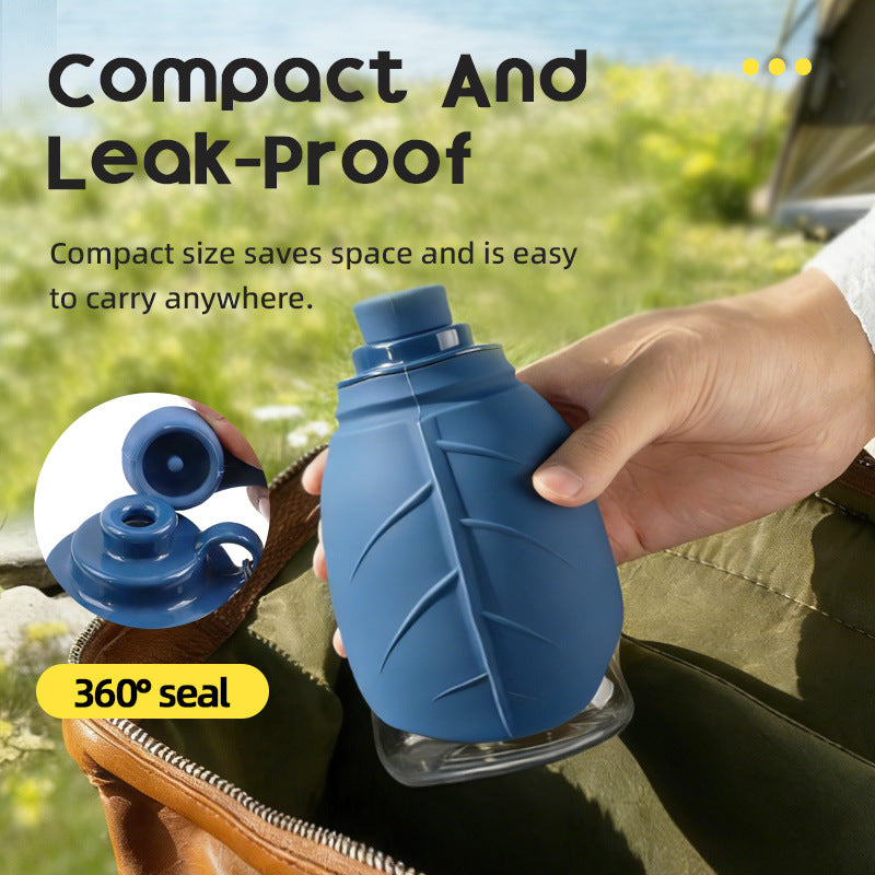Portable Silicone Foldable Pet Water Bottle
