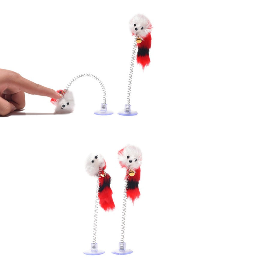 Interactive Plush Mouse Cat Toy