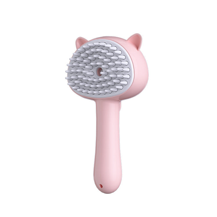 Self-Cleaning Mist Cat Grooming Brush